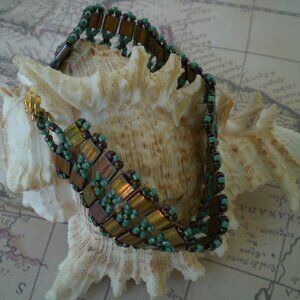 Elegant Tila Bead Bracelet